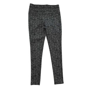 Jolt Herringbone Knit Leggings Pull On Stretch Gray Black M Juniors